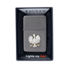 Tasman - Petrol Lighter - Eagle - Black Nickel Brushed - Q310220