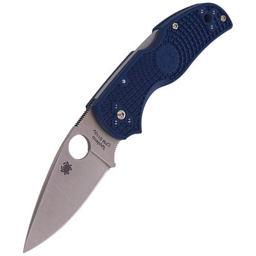 Spyderco - Folding Knife EDC Native 5 - Leaf-Shaped - FRN - CPM S110V - Dark Blue - C41DBL5