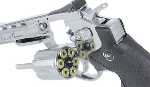 ASG - Dan Wesson 4'' Revolver Replica - Silver - 16181