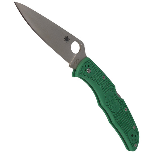 Spyderco - Endura® 4 FRN Flat Ground Green Knife - C10FPGR
