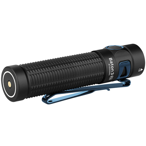 Olight - Baton 3 Pro Cool White Rechargeable LED Flashlight - 1500 lm - 3200 mAh - Black - Baton 3 Pro CW