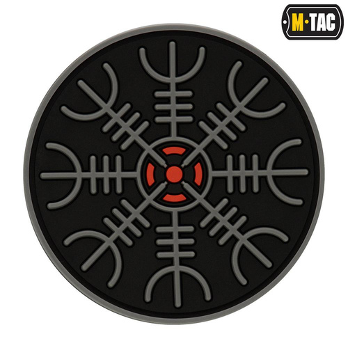 M-Tac - Helm of Terror Patch - 3D PVC - Black/Grey - 51221211