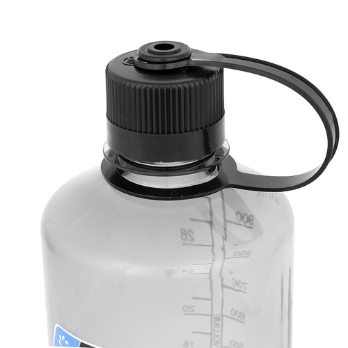 Nalgene - 32 oz Narrow Mouth Sustain Bottle - 38 mm Cap - 1 L - Gray - 2021-0432