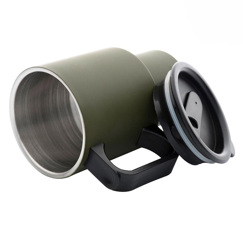 M-Tac - Thermal Mug With Lid - 450 ml - Olive - 60010001