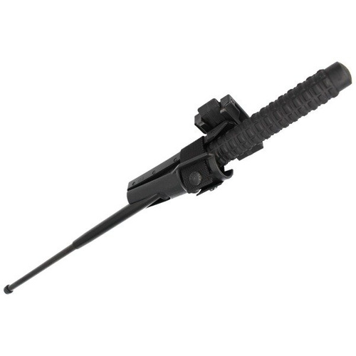 ESP - Hardened expandable baton with holder - 23" - Extra grip handle - Black - ExB-23H BLK BH-55