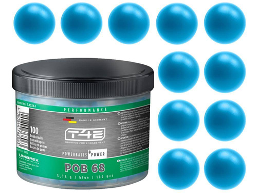 Umarex - T4E Performance POB Rubber Balls - Cal. .68 - 100 pcs - 2.4524-1
