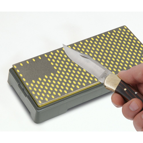 Smith's - Diamond sharpening stone with base - Coarse - 6" - DBSC