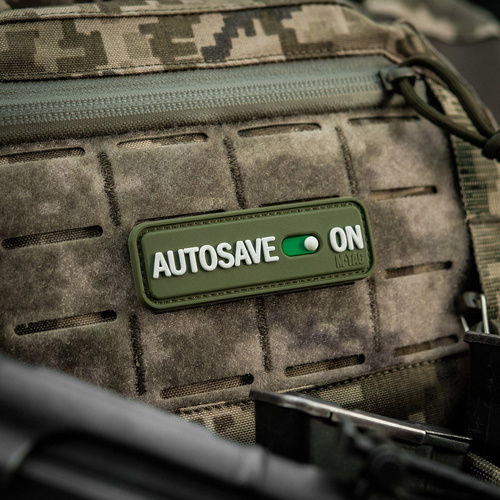 M-Tac - Morale Patch Autosave PVC - 3D - Olive - 51116701