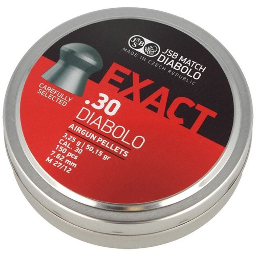 JSB - Diabolo Exact .30 Pellets - (7.62mm) 3.2g - 150 pcs - 546031-150