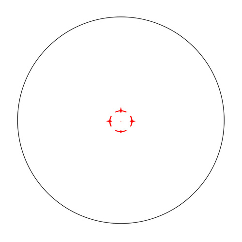 Vector Optics - Prism Sight Paragon 1x18 X-Mini - Black - SCPS-M10