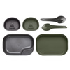 Wildo - Camp-a-Box Duo Light Hiking Dish Set - Olive Green / Gray - SE-CDL-PP-0219A