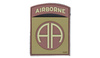 101 Inc. - 3D Patch - Airborne 82nd - Brown
