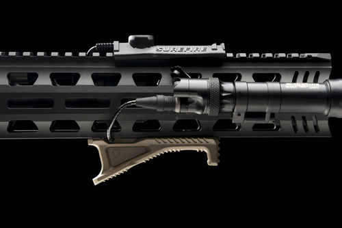 Strike Industries - LINK Cobra Fore Grip - M-LOK / KeyMod - Black - SI-AR-CMS-CFG-BK