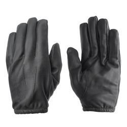 Mil-Tec - Leather gloves with Kevlar - Black - 12503002