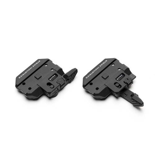 Strike Industries - QD Mount for T1/T2 Collimators - Picatiny - Black - SI-T1-QDRA-BK