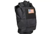 GFC Tactical - Tactical Vest Personal Body Armor - Black - GFT-18-000367