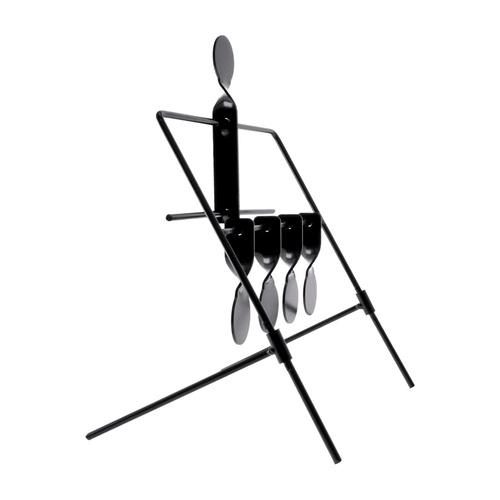 RazorGun - Target Wind Spinner - 4 Targets - Reset - Metal - Black - 105515