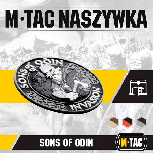 M-Tac - 3D PVC Patch Sons of Odin - Black/Grey - 51137211