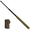 ESP - Hardened expandable baton with holder - 21''- Extra Grip handle - Army Green / Black - EXB-21H-GR-BK BH-54
