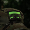 M-Tac - Patch with Flag and Inscription Poland - Laser Cut - Pixels/Rectangle - Multicam / Fluo - 51007208