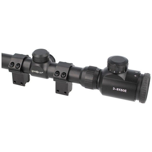 Lensolux - Rifle Scope 3-9x50E, illuminated 4 Red-Dot reticle - 19312