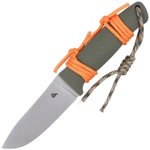 Black Fox - Knife Vesuvius D2 - G10 - OD Green - BF-710 D2 OD