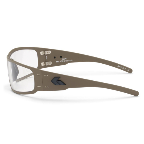 Gatorz - Ballistic Photochromic Glasses Magnum - ANSI Z87+ - Tinted - Tan - GZ-01-305