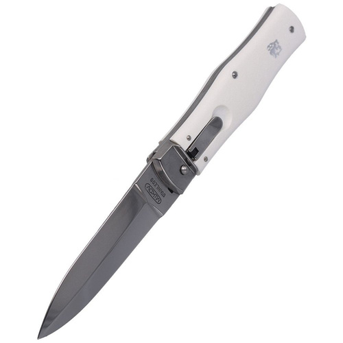 Mikov - Spring Knife Predator - ABS White - AISI 420 - White - 241-NH-1/N WHITE