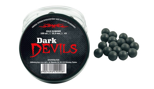 Dark Devils RAM Rubber Balls .43 - 100 pcs