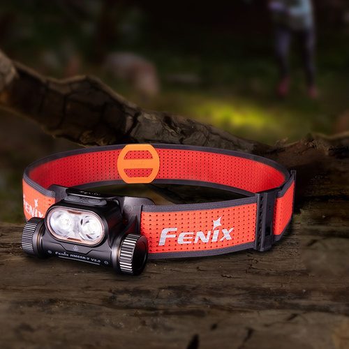 Fenix - Headlamp LED HM65R-T V2.0 - 1600 lm - Black/Red - HM65R-T V2.0