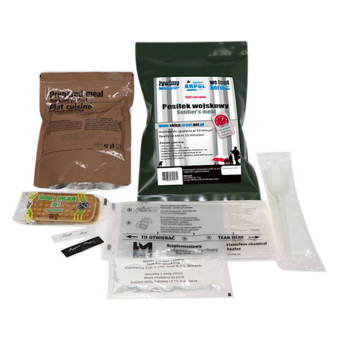 ARPOL - MRE type military meal - Set of 12 Chili con Carne