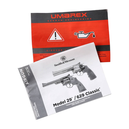 Umarex - Airgun CO2 Smith&Wesson 629 Trust Me - 4.5 mm - Silver/White - 5.8175