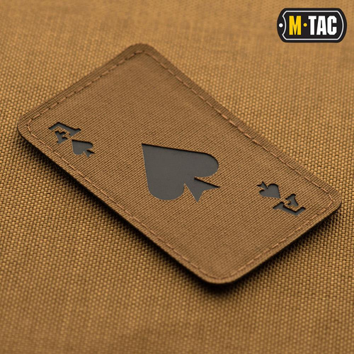 M-Tac - Patch Ace of Spades - Cordura 500D - Coyote / Black - 51109502