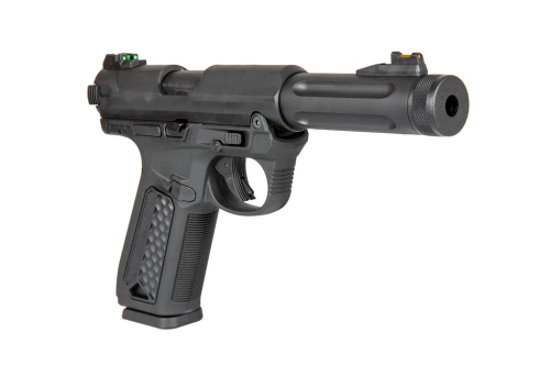 Action Army - Replica ASG Pistol AAP01 Assassin Semi Auto - 6 mm - Green Gas - Czarna - AAR-02-029448