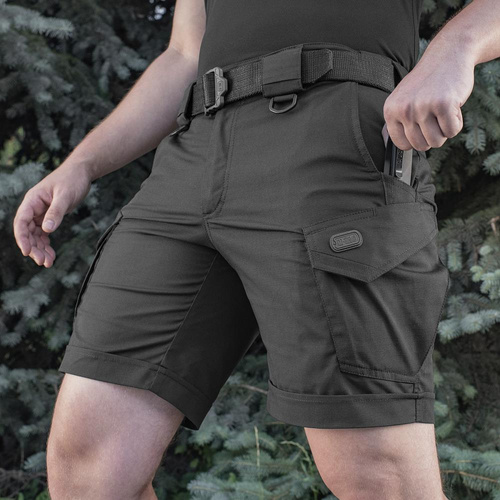 M-Tac - Aggressor Tactical Shorts - Polycotton - Rip-Stop - Black - 20018002