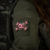 M-Tac - Kitty Pink Patch - Embroidery - Yellow and Blue Bow - Ranger Green - 51393023