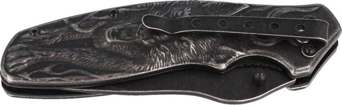 Herbertz Solingen - Folding knife with wolf motif - 582212