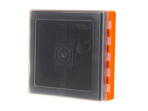 Megaline - Transport Box - 11x11x3.5 cm - Orange-transparent - 607/0002OT