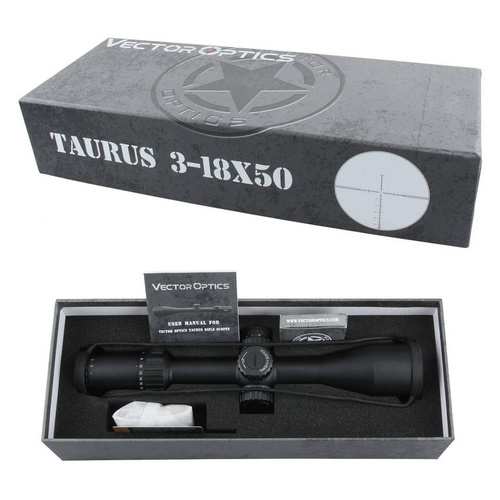 Vector Optics - Rifle Scope Taurus 3-18 x 50 - 30 mm - First Focal Plane - SCFF-11 