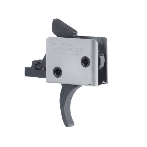 CMC Triggers - Drop-in Trigger for AR15/AR10 Small Pin Competition - Two-stage - Curved - 1/3 lb - 91502