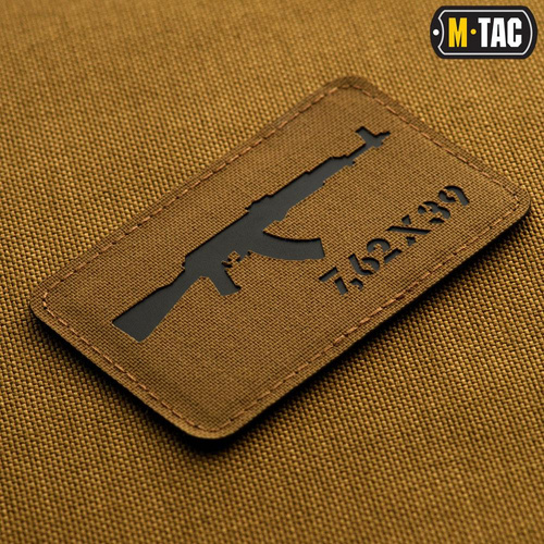 M-Tac - AKM 7.62x39 Laser Cut Patch - Coyote/Black - 51110502