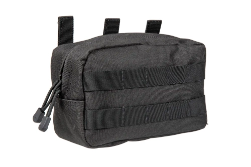 GFC Tactical - Horizontal Medium Cargo Pouch - Black - GFT-19-019550