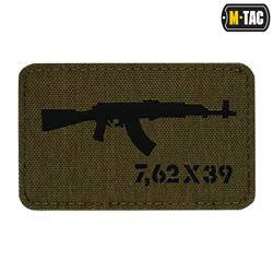 M-Tac - AKM 7.62x39 Laser Cut Patch - Ranger Green/Black - 51110232