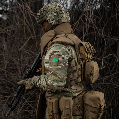 M-Tac - Lucky Card Patch - Cordura 500D - Clover - Coyote - 51391005