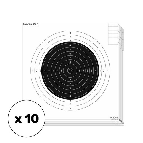 KSP Shooting Shield - 200 x 200 mm - 10pcs. - T02005