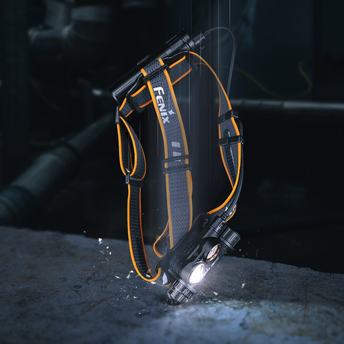 Fenix - LED Headlamp without Tray - Black/Yellow - HM75R SE