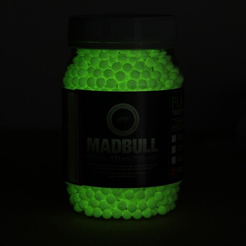 MadBull - Biodegradable BB Pellets - 0.28g - 2000 rds - Tracer Eco Friendly - PLA BIO