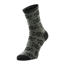 M-Tac - Mk.3 Summer Socks - Pirate Skull - Olive - 30903901