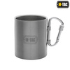 M-Tac - Thermal Mug With Carabiner - 280 ml - Stainless steel - Chrome - 60008012