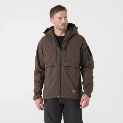 Helikon - Insulated Winter Jacket Yukon - DuraCanvas - Earth Brown/Black - KU-WTY-DC-0A01A
